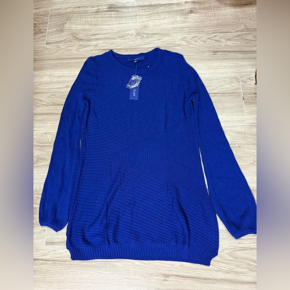 Apt. 9 Vibrant Blue women's sweater dress size M